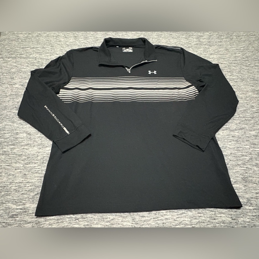 Under Armour Loose Fit Cold Gear Quarter Zip Mens Large